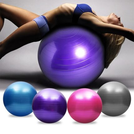 Big Yoga Ball 75cm Sport Swiss Ball Yoga Rhythmic Gymnastics Ball Withstand Voltage Environmental Protection 65cm Balance Ball