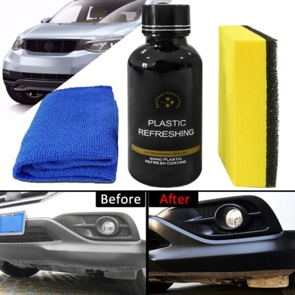 30ml Retreading Agent Car Plastic Parts Instrument Panel Agent Automotive Interior Plastic Part Retreading Cleaning Agent