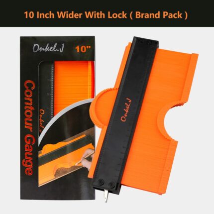 Saker Brand Lock Wider Contour Gauge Profile Duplicator Tool Alloy Edge Shaping Wood Measure Ruler Laminate Tiles Meethulp Gauge